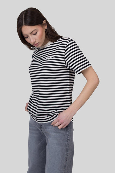 Wip T-shirt W' S/s Ezra Nero/bianco Donna