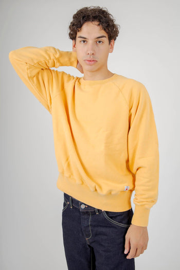Felpa Raglan Crew Japan Giallo Uomo - 6