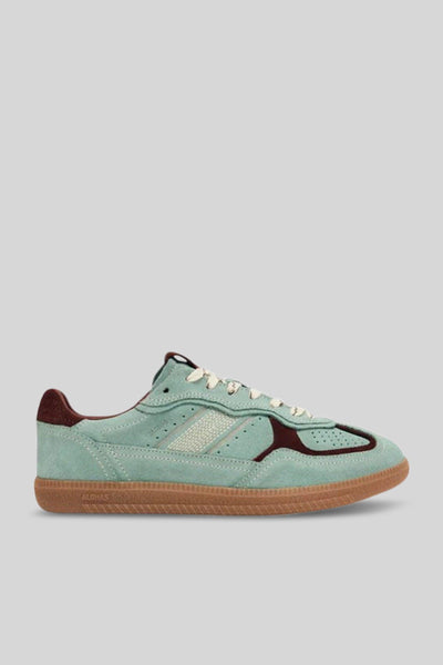 Sneaker Tb.490 Rife In Pelle Verde Acqua Donna