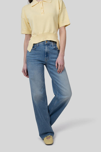 Jeans The Snipper Zip Sneak Denim Chiaro Donna - 3