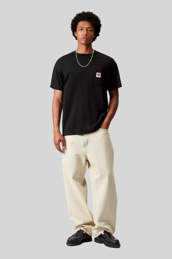 Wip T-shirt Pocket Heart Nero Uomo - 2