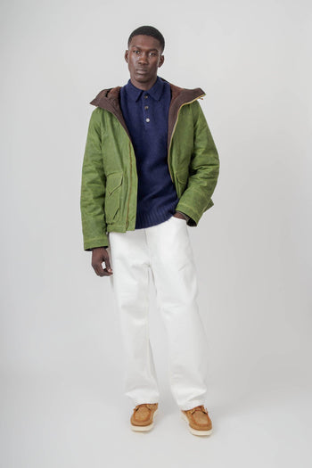 Polo In Lana Shetland Blu Navy Uomo - 3