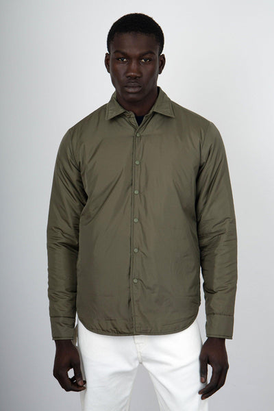 Camicia Nylon Re-shirt Verde Militare Uomo