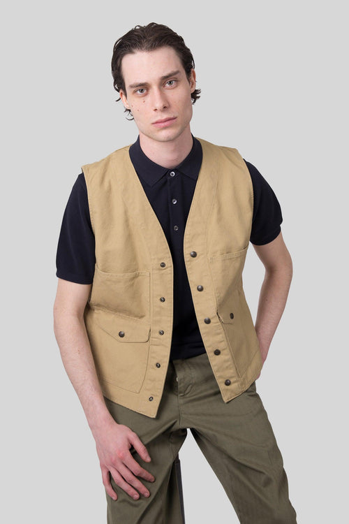 Dry Tin Vest Beige Uomo