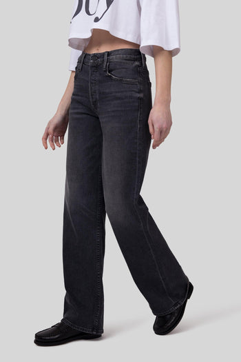 Jeans The Smoothie Sneak Nero Donna - 5