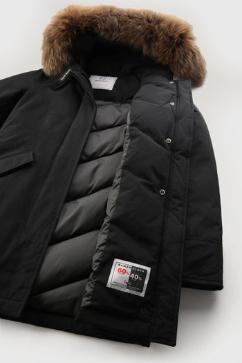 Arctic Raccoon Parka Nero Donna - 9