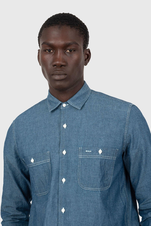 Camicia Denim New C Slim Denim Medio Uomo