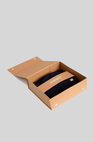 Gift Box Sciarpa & Cappello Blu Unisex