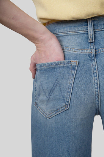 Jeans The Snipper Zip Sneak Denim Chiaro Donna - 4