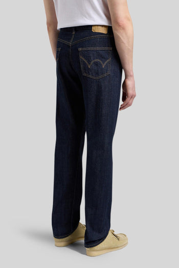 Jeans Regular Straight Japan 10.5 Oz Kaihara Indigo Lightweight Blu Scuro Uomo - 4
