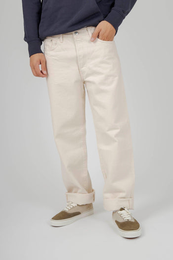 Jeans Loose Fit Japan Bianco Off Uomo - 6