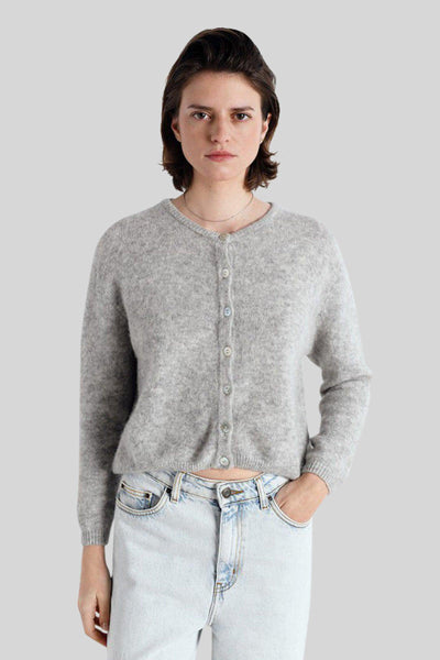 Cardigan Vitow Grigio Chiaro Donna
