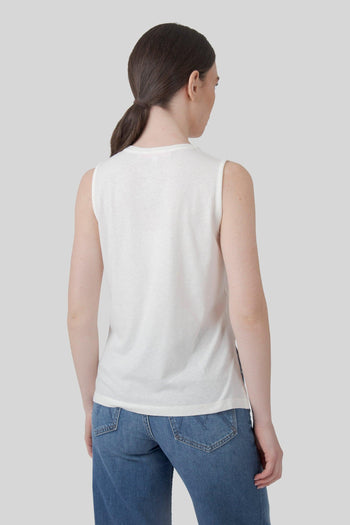 Canotta Tessie Bianco Donna - 5
