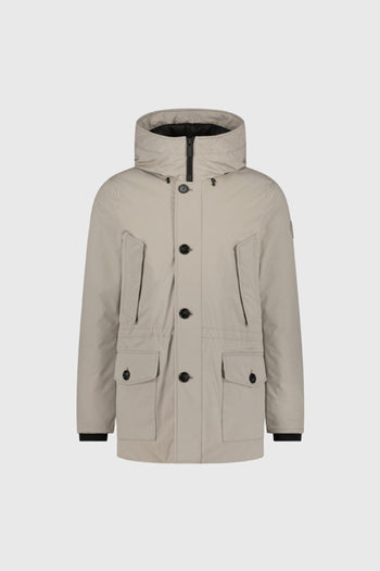 Arctic Stretch Down Parka Grigio Chiaro Uomo - 3