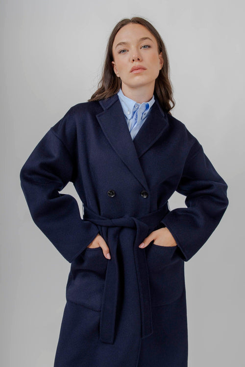 Cappotto Alice Blu Donna