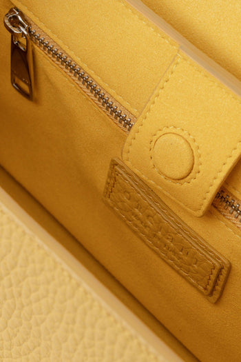 Borsa Sveva Longuette In Pelle Soft Giallo Donna - 4