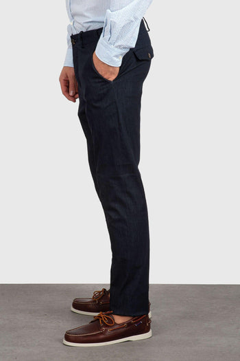 Marina Week End Pant Blu Scuro Uomo - 4