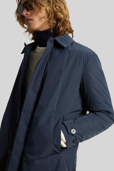 Peached Urban Touch Coat Blu Uomo