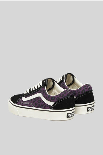"off The Wall" Sneaker Old Skool Leopard Viola Donna - 2