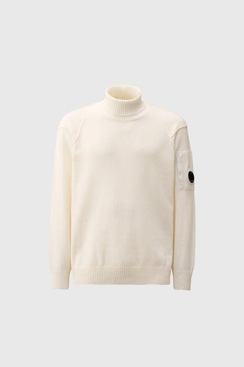 Maglia Lambswool Grs Turtleneck Knit Bianco Uomo - 5