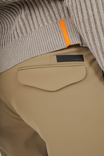 Pantalone Surflex Winter Chino Double Pence Taupe Uomo - 7