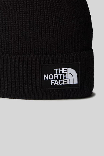 Tnf Logo Box Cuffed Beanie Nero Unisex - 2