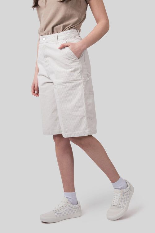 Wip W' Mercer Single Knee Short Bianco/beige Donna