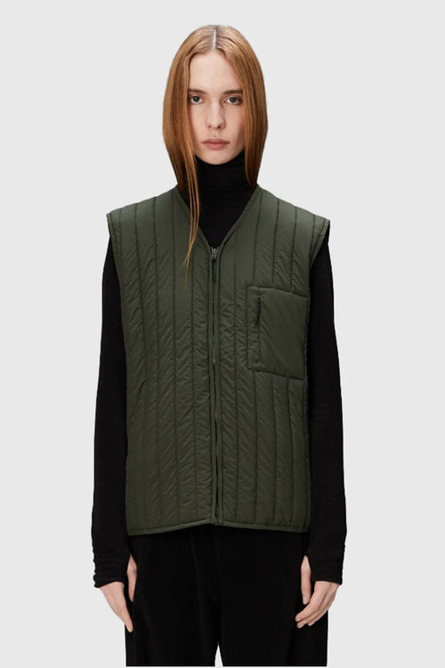 Gilet Banja Liner Verde Donna