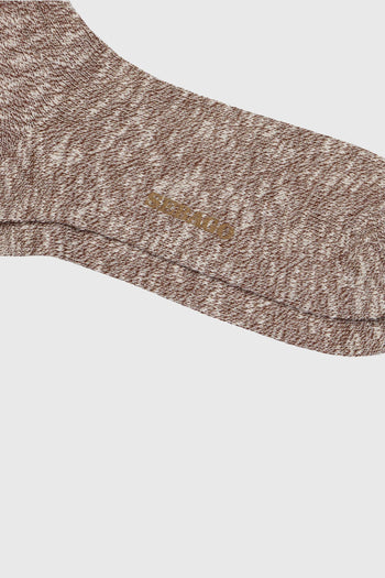 Calzino Seboeis Country Marrone/bianco Off Uomo - 2