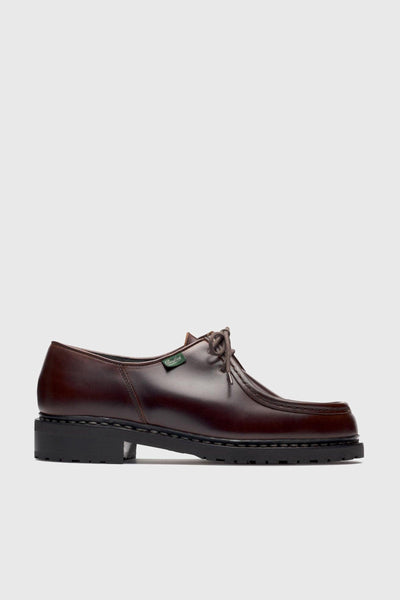 Scarpa Derby Michael Lisse Ecorce Marrone Uomo