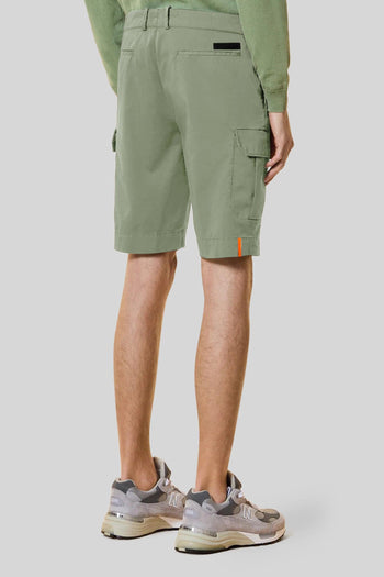 Cottech Cargo Short Pant Verde Uomo - 3