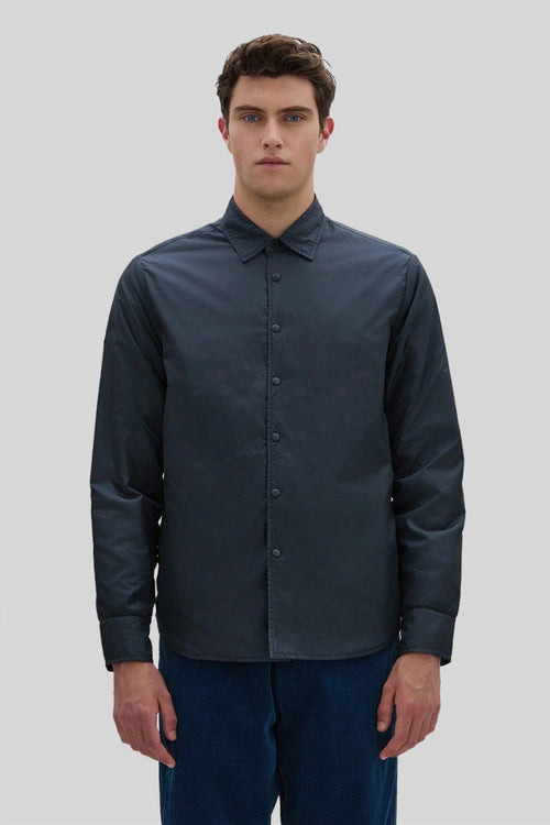 Camicia Nylon Re-shirt Blu Uomo