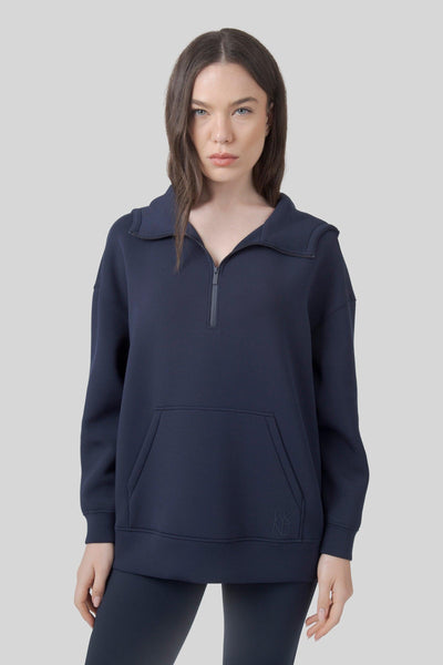 Max Mara Felpa Scuba Radura Blu Donna