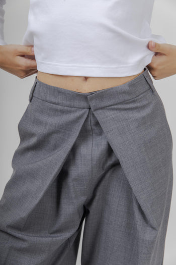 Pantalone Vivienne Grigio Melange Donna - 6