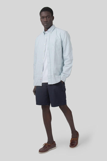 Camicia Doubling Ox Bianco/verde Unisex - 4