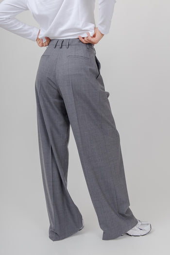 Pantalone Vivienne Grigio Melange Donna - 4