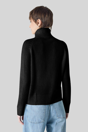 Maglia Dolcevita Sylviana Nero Donna - 3