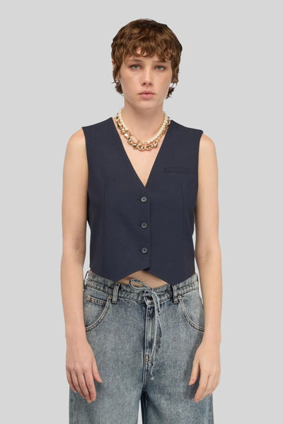 Gilet Margarita Blu Donna