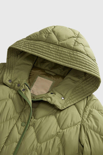 Parka Heritage Con Cappuccio Verde Militare Donna - 6