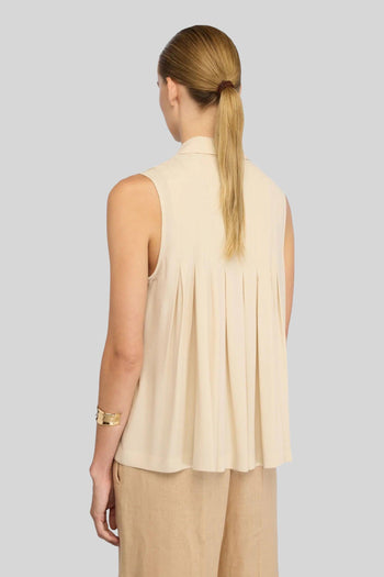 Blusa Alysia Gesso Donna - 3
