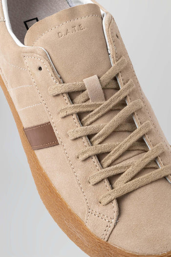 Sneaker Hill Low Suede Beige Uomo - 4