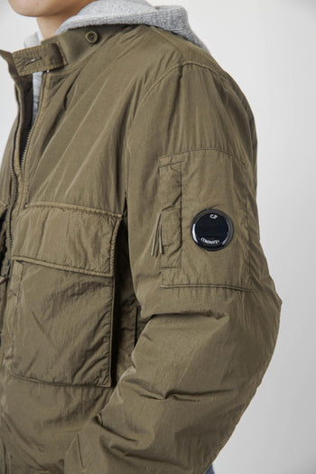 Giubbotto Bomber Chrome-r Verde Militare Uomo - 8