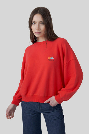 Felpa Atubay Rosso Donna - 6