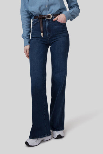 Jeans The Hustler Roller Sneak Blu Medio Donna - 3