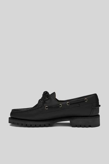 Mocassino Ranger Waxy Woman Nero Donna - 4