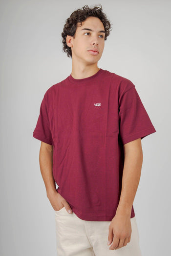 "off The Wall" T-shirt Left Chest Ii Bordeaux Uomo - 4