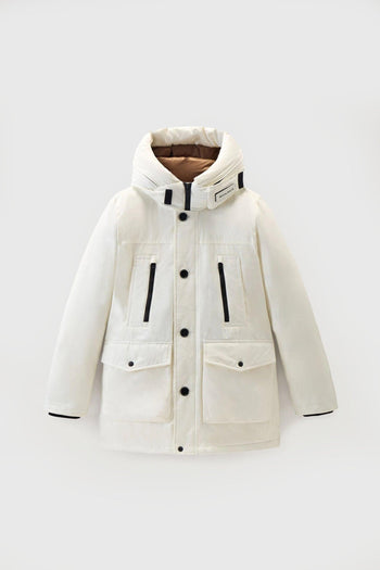 Arctic Parka Evolution In Ramar Cloth Bianco Uomo - 4