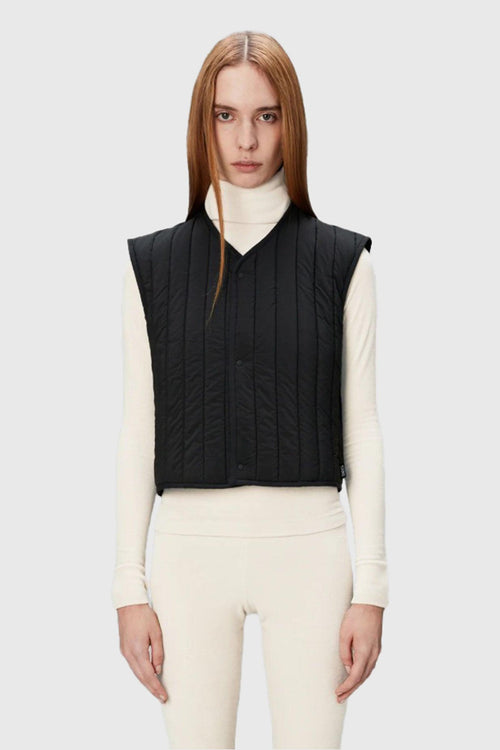 Gilet Banja Short Liner W Nero Donna