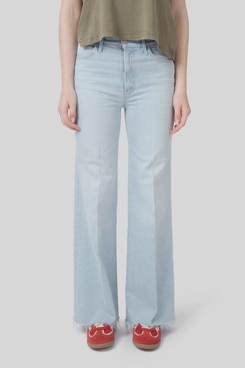 Jeans The Hustler Roller Skimp Fray Blu Chiaro Donna - 3