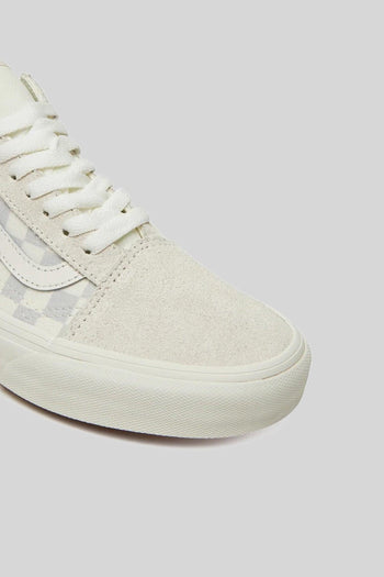 "off The Wall" Sneaker Old Skool Checkboard Grigio Chiaro Unisex - 2